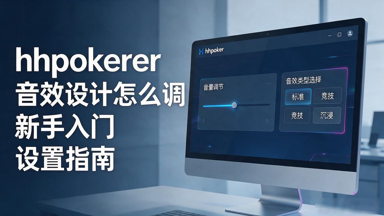 hhpoker音效设计怎么调 新手入门设置指南