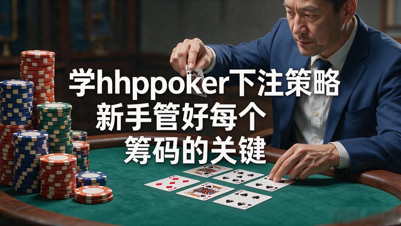 学hhpoker下注策略 新手管好每个筹码的关键